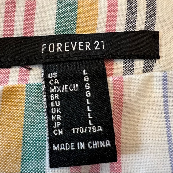 Striped lace up shorts Size L - Picture 11 of 12